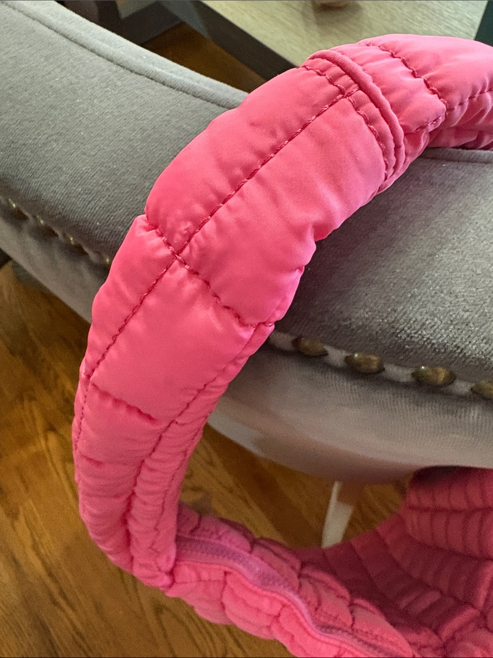 FP Movement by Free People Quilted Bubble Shoulder Bag in Hot Pink - Picture 2 of 4